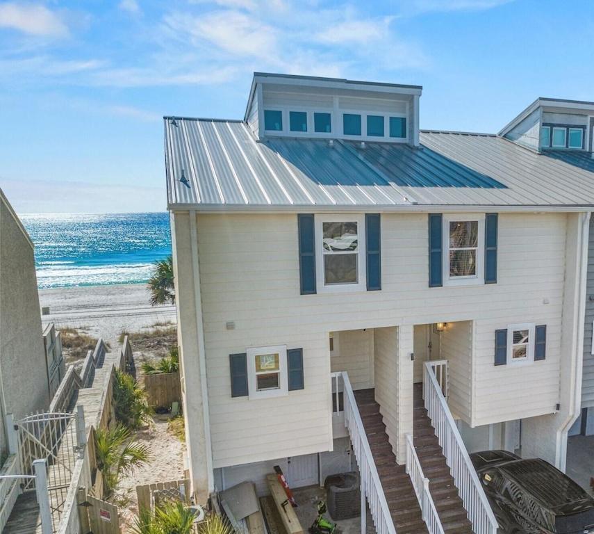 Newly Remodeled Beachfront Townhome - Sleeps 14 Panama City Beach Kültér fotó