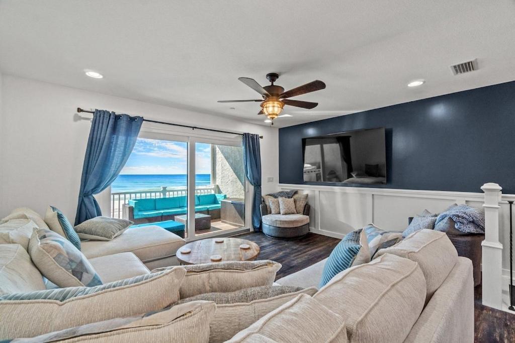 Newly Remodeled Beachfront Townhome - Sleeps 14 Panama City Beach Kültér fotó